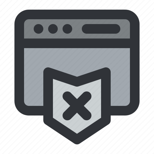 Delete, interface, remove, secure, shield, window icon - Download on Iconfinder