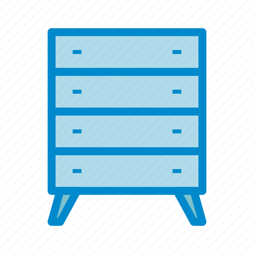 Bureau, drawers, dresser icon - Download on Iconfinder