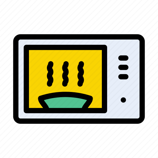 Baked, furniture, interior, microwave, oven icon - Download on Iconfinder