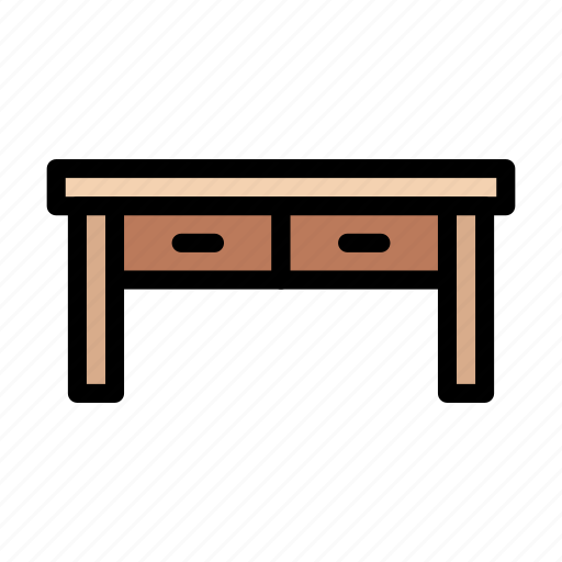 Cabinet, desk, drawer, interior, table icon - Download on Iconfinder