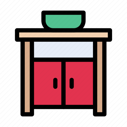 Cabinet, drawer, interior, kitchen, sink icon - Download on Iconfinder