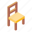 chair, wooden chair, armless chair, seat, furniture 
