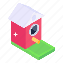 birdhouse, bird home, nesting box, bird nest, roosting place 
