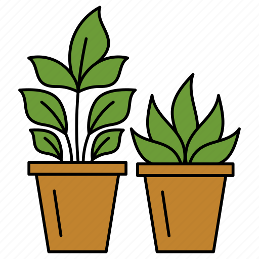 Flower pot, plant, plant pot, leaf, greenery icon - Download on Iconfinder