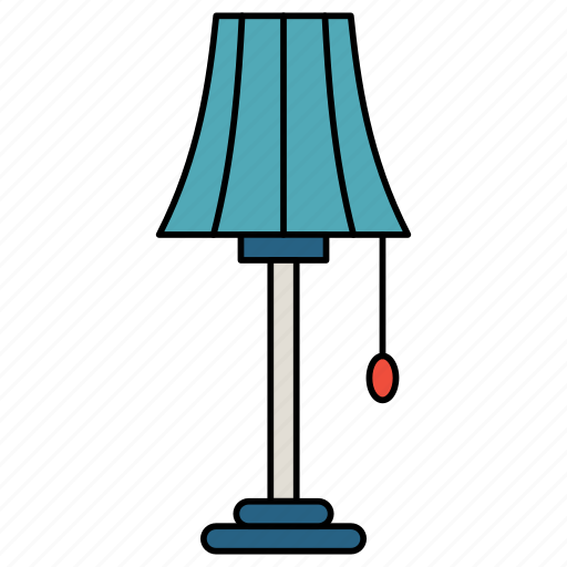 Lamp, light, bulb, electric, table, decor icon - Download on Iconfinder