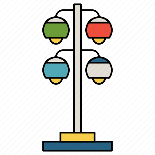 Table, lamp, light, bulb, electric, interior icon - Download on Iconfinder