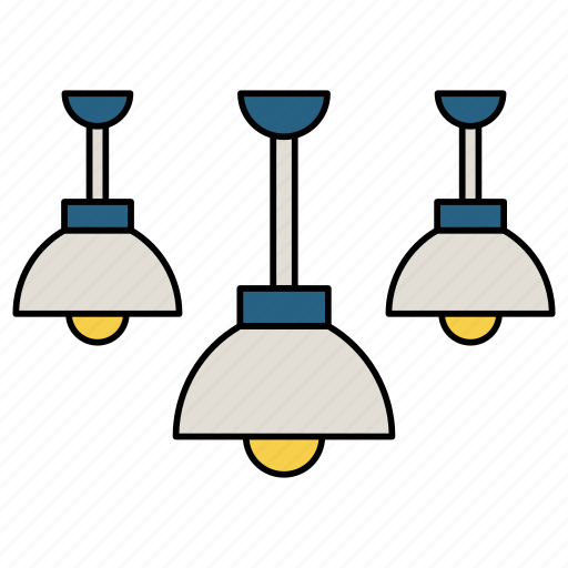 Hanging, lamps, light, bulb, electric, decor icon - Download on Iconfinder