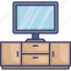 furnishing, furniture, interior, monitor, screen, television, tv 
