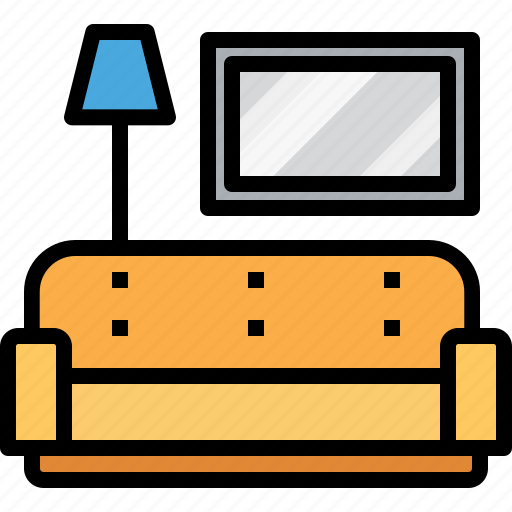 Frame, furniture, interior, lamp, living, room, sofa icon - Download on Iconfinder