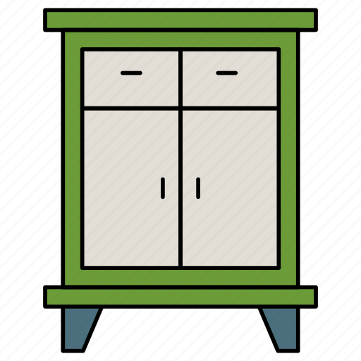 Cupboard, furniture, drawers, cabinet, handles, closet icon - Download on Iconfinder