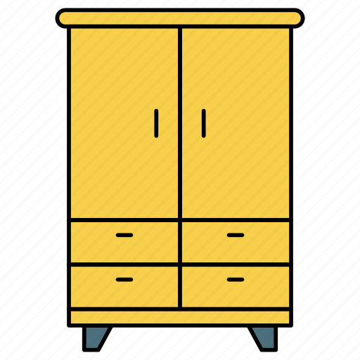 Cupboard, furniture, drawers, cabinet, handles, wooden, closet icon - Download on Iconfinder