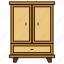 cupboard, furniture, drawers, cabinet, handles, closet 