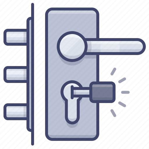 Door, handle, interior, lock icon - Download on Iconfinder