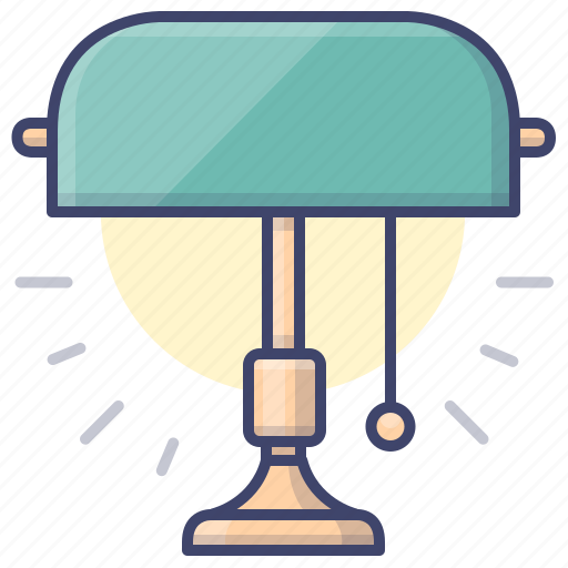 Lamp, light, lighting, table icon - Download on Iconfinder