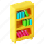 bookshelf, bookcase, book, library, education, books, study, literature, furniture 