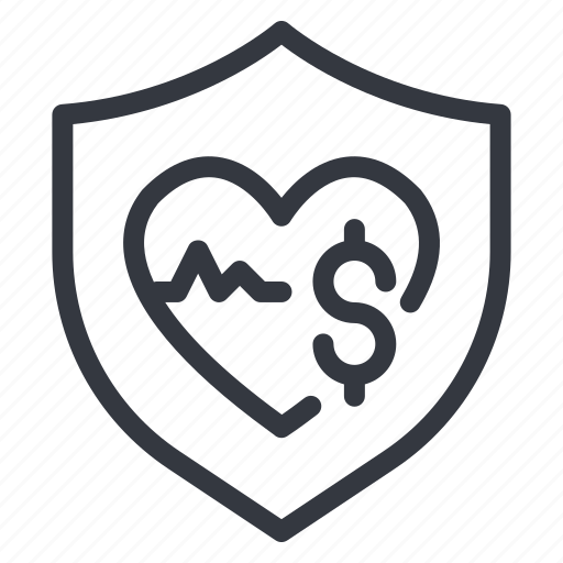Insurance, protection, shield, medical, healthcare, health, money icon - Download on Iconfinder