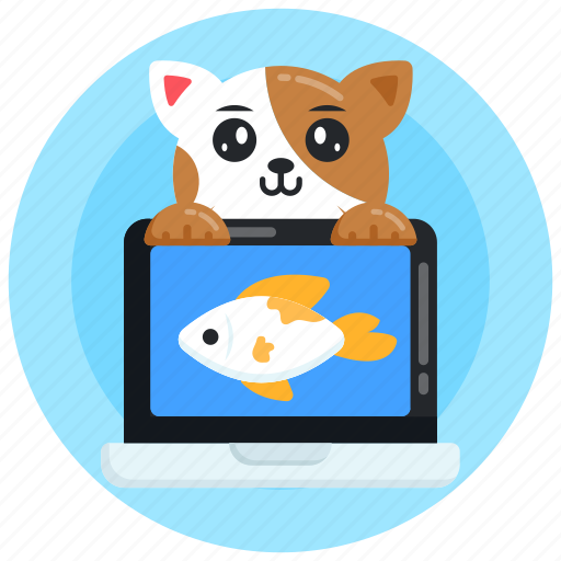Online game, fish game, cat fish game, cat online game, kitten fish game icon - Download on Iconfinder
