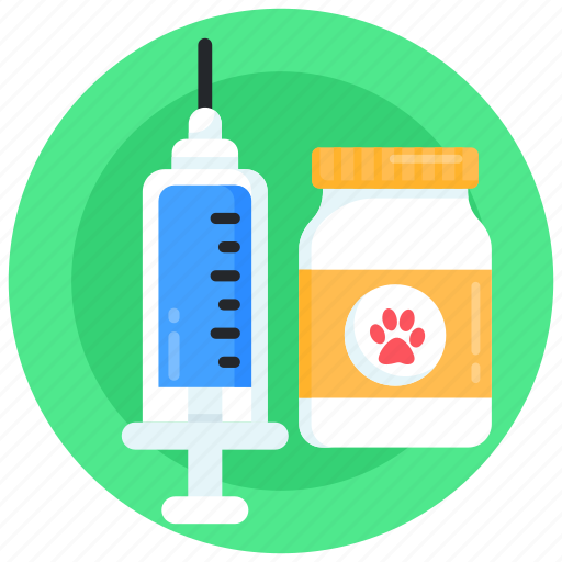 Cat medicines, cat vaccination, cat injection, pet vaccination, cat medicine dose icon - Download on Iconfinder