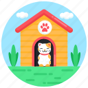 cat home, cat house, cat residence, pet house, shelter