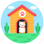 cat home, cat house, cat residence, pet house, shelter 