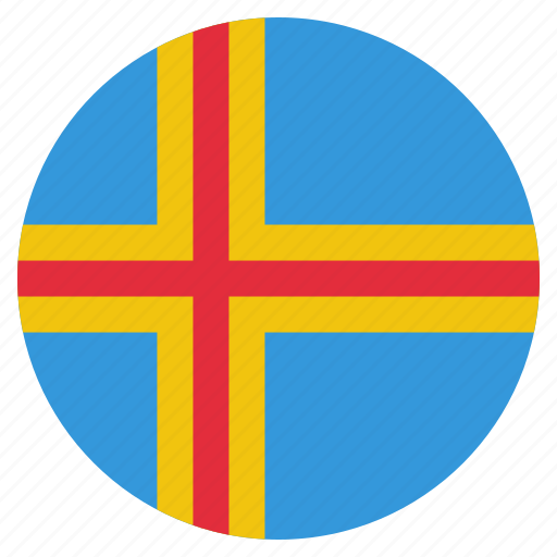 Aland, country, flag icon - Download on Iconfinder