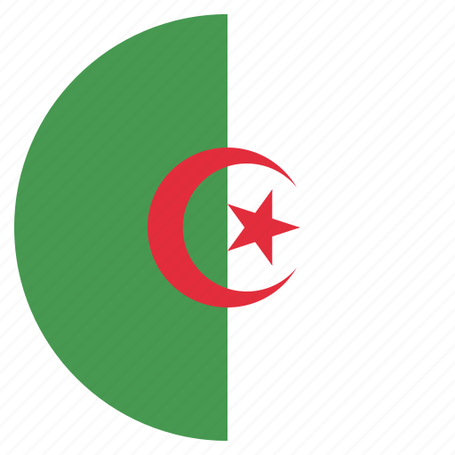 Algeria, algerian, flag, national icon - Download on Iconfinder