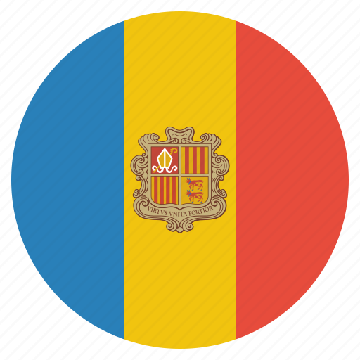 Andorra, country, flag icon - Download on Iconfinder