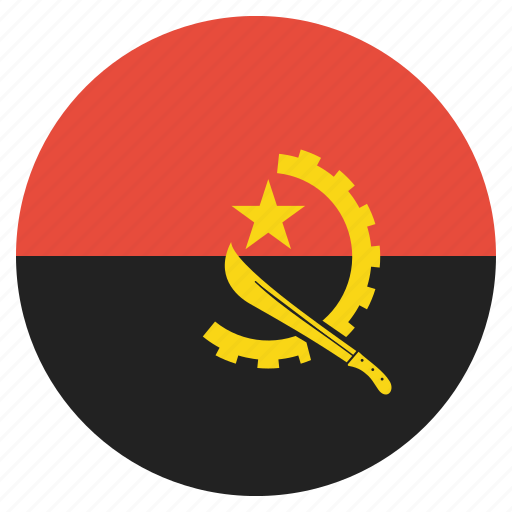 Angola, country, flag icon - Download on Iconfinder