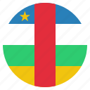 african, central, country, flag, republic