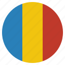 chad, country, flag
