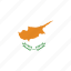 country, cyprus, flag 