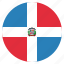 country, dominican, flag, republic 