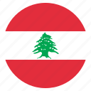 country, flag, lebanese, lebanon