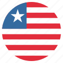 country, flag, liberia, liberian