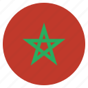 country, flag, morocco