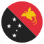 country, flag, papua new guinea 