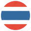 country, flag, national, thailand 