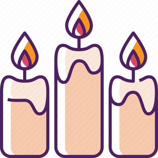 Candles, celebration, candle, decoration, light, peace, festival icon - Download on Iconfinder