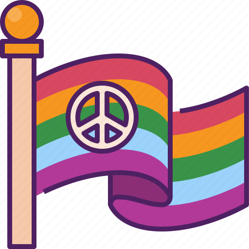 Peace, flag, peace flag, human rights, pacifism, peace day, peace sign icon - Download on Iconfinder