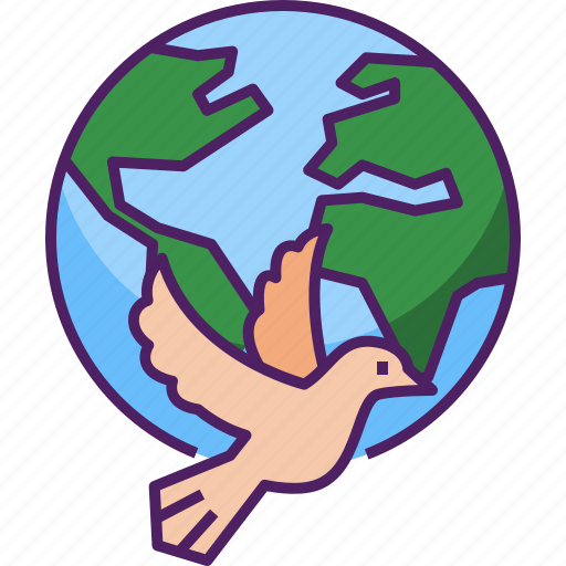 World, peace, world peace, ecology, peace sign, peace flag, pacifism icon - Download on Iconfinder