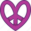 heart, love, valentine, peace, peace sign, pacifism, world peace 