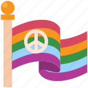 peace, flag, peace flag, human rights, pacifism, peace day, peace sign