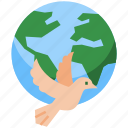 world, peace, world peace, ecology, peace sign, peace flag, pacifism, dove
