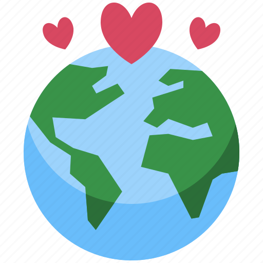 World, love, world love, global love, earth love, heart, globe icon - Download on Iconfinder
