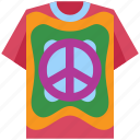 t, shirt, t shirt, fashion, peace sign, hippie, peace symbol, pacifism