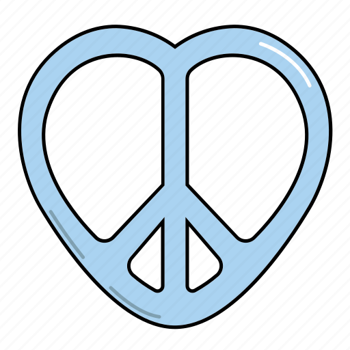 Heart, peace, shape icon - Download on Iconfinder