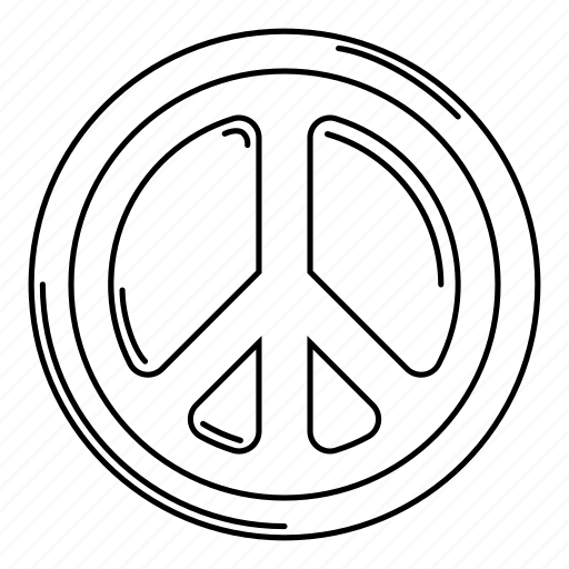Circle, peace, round, shape icon - Download on Iconfinder