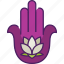 hamsa, hand, hamsa hand, religion, palm, culture, lotus 