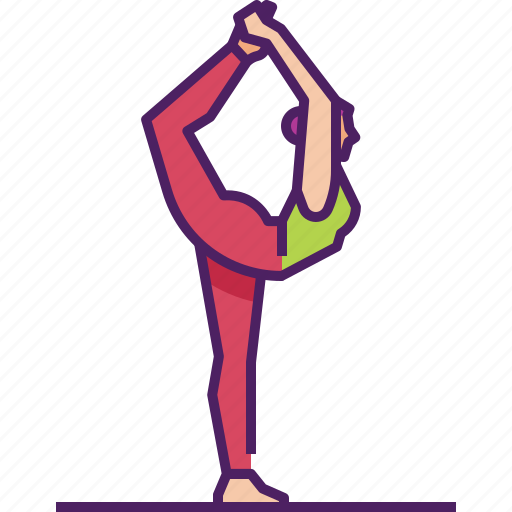Yoga, exercise, fitness, meditation, pose, healthy, relaxation icon - Download on Iconfinder
