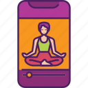 smartphone, mobile, phone, technology, yoga, online, meditation